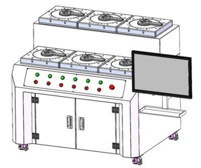 折叠屏手机6工位竖测机