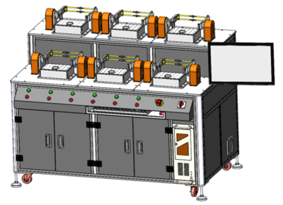 折叠屏手机6工位卧测机