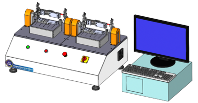 折叠屏手机双工位卧测机